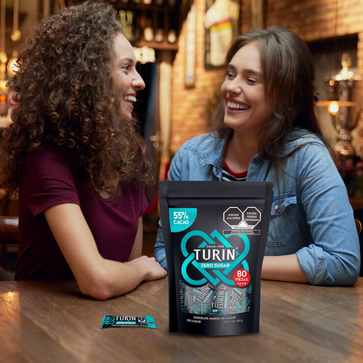 Turín Chocolate Amargo Sin Azúcar 400 g