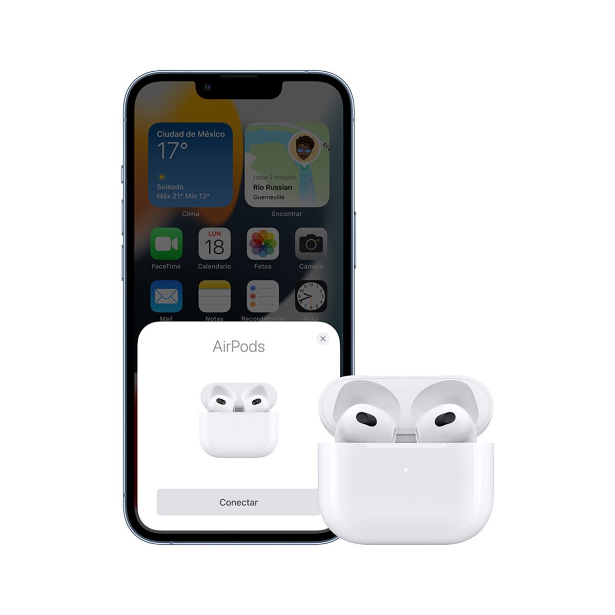 Apple Airpods (3ra generación) con estuche de carga MagSafe