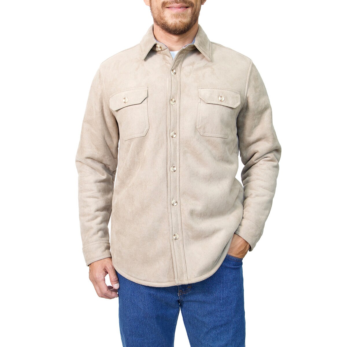 Artisans of Thread Chamarra tipo camisa para Caballero Varias Tallas y Colores