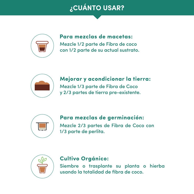 Ekologi, Fibra de Coco 2 piezas de 900g