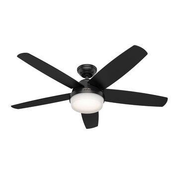 Hunter, Ventilador 52" Avia Negro Mate