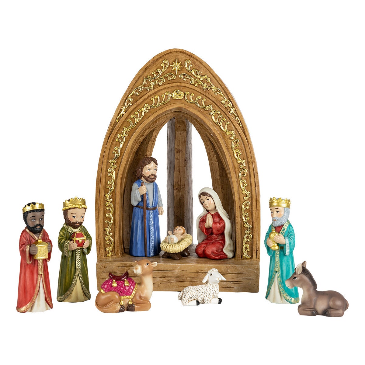 Nacimiento con Luces LED 11 Pzas.