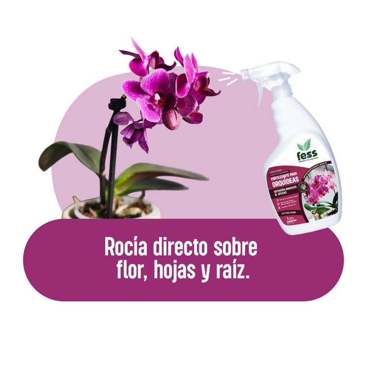Fess, Fertilizante Orgánico para Orquídeas, 2 Litros