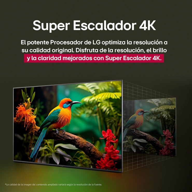 LG Pantalla 65" UHD 4K AI Smart TV