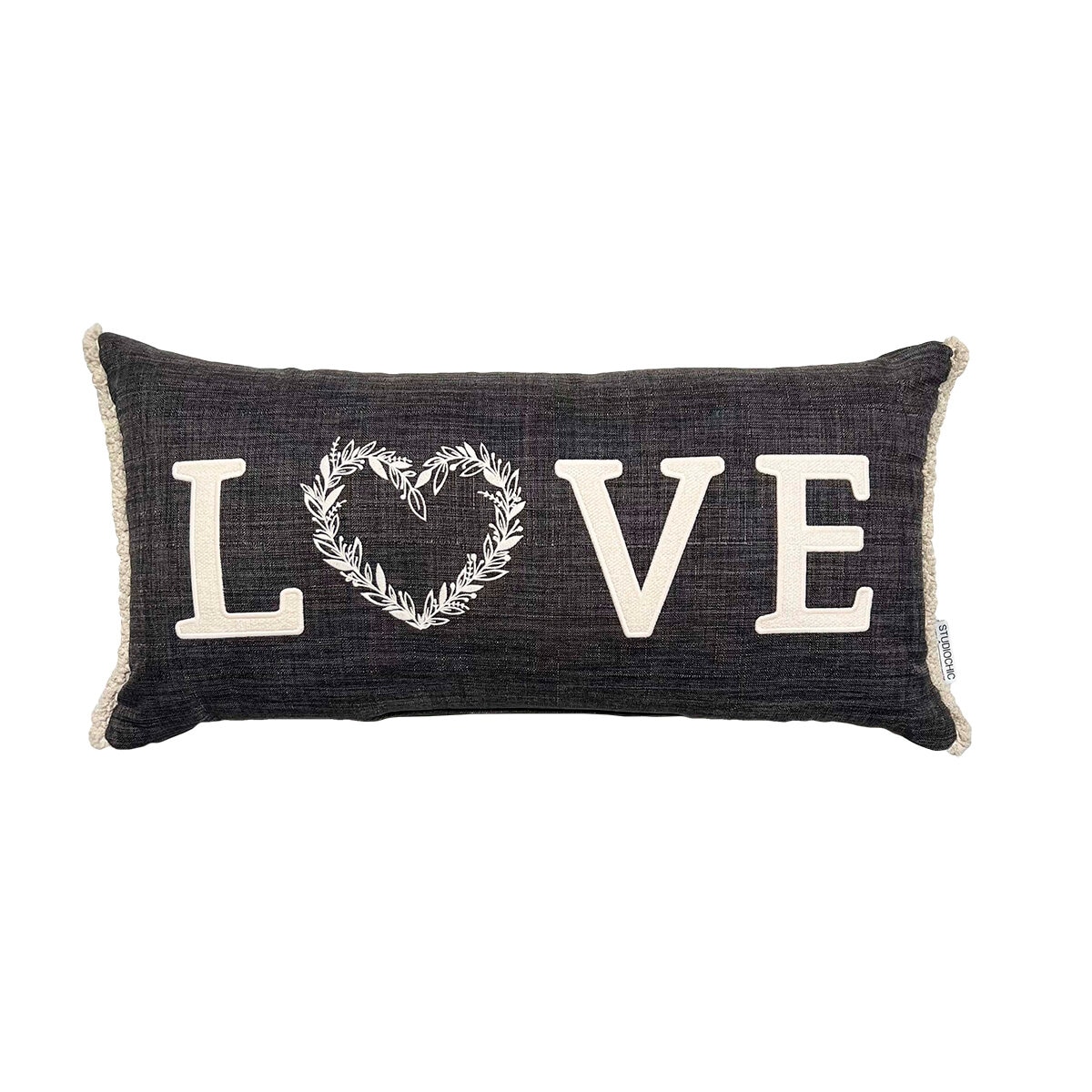 StudioChic Cojín Decorativo, Love