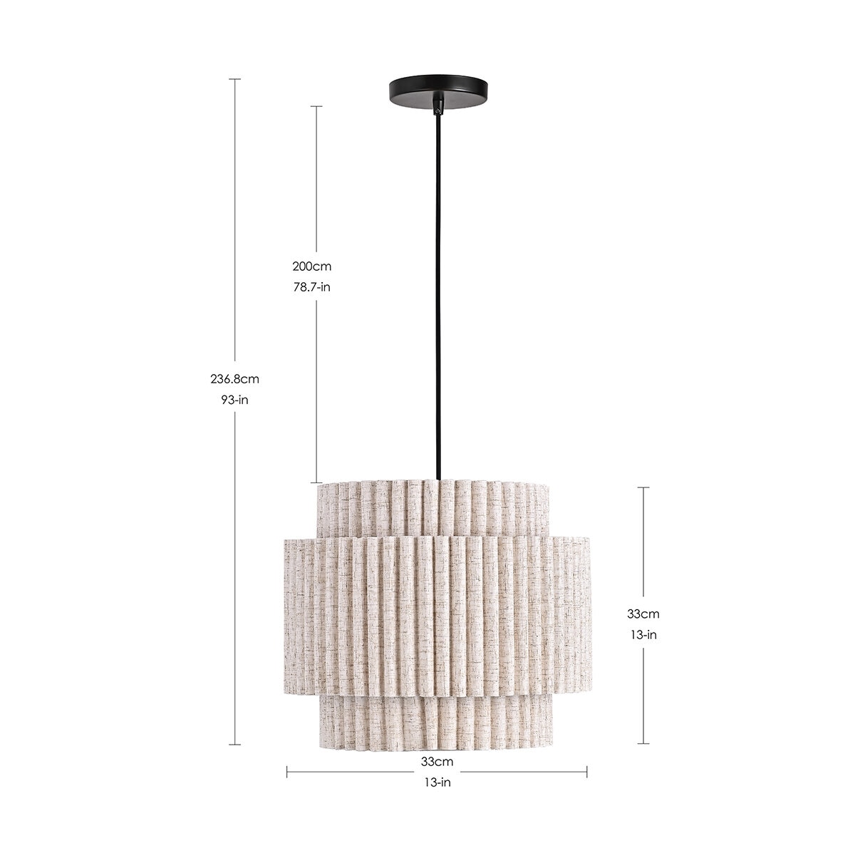 Empire Lighting, Lámpara Colgante Modelo Anora
