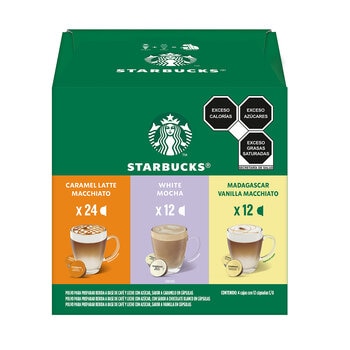 Nescafé Dolce Gusto Starbucks, 48 Cápsulas Variety Pack Nescafé Dolce Gusto Starbucks, 48 Cápsulas Variety Pack