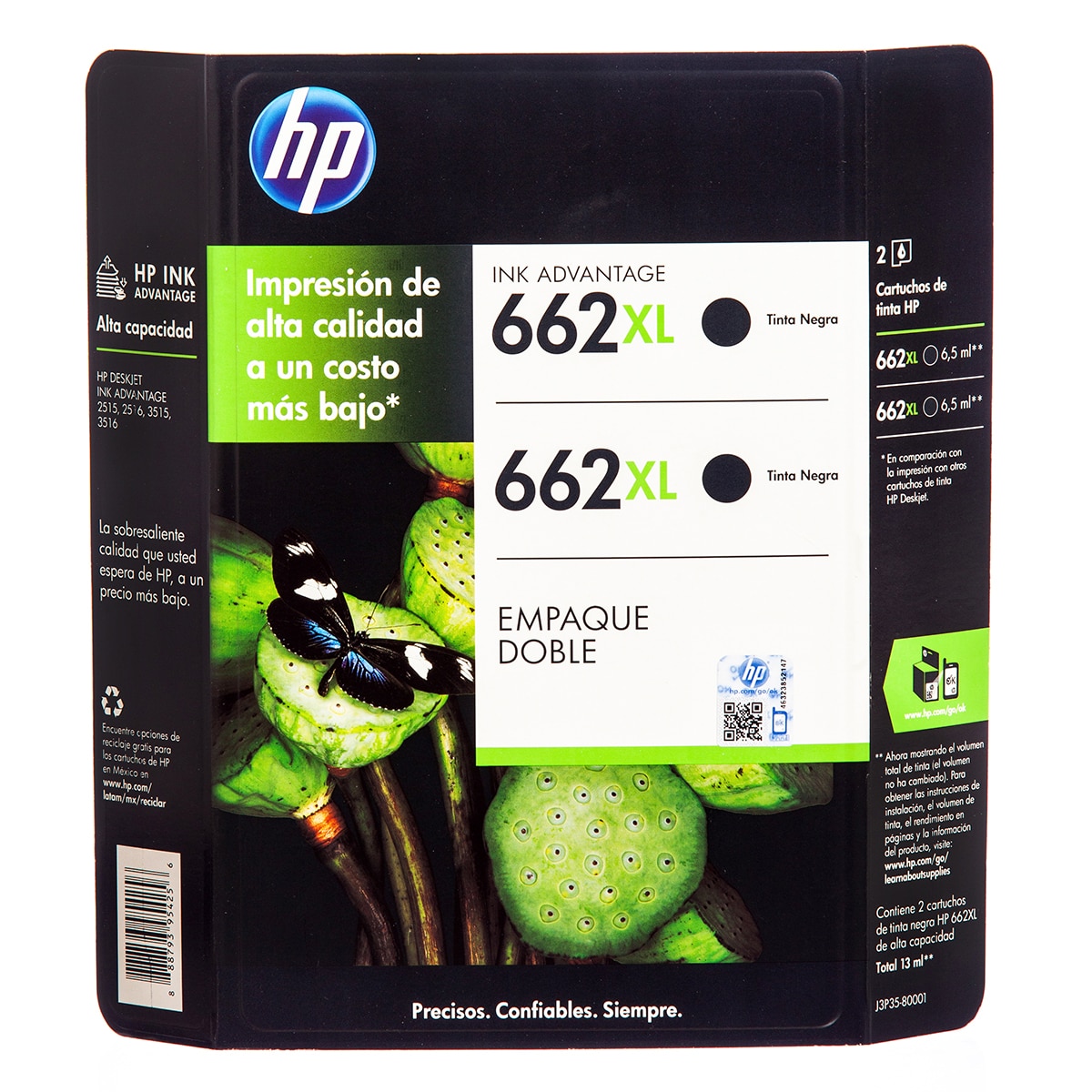HP662 XL Cartucho de Tinta Negro | Costco México
