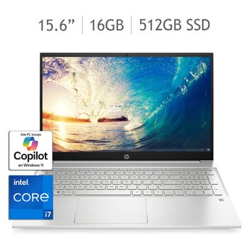 HP Pavilion 15-eg2522la Laptop 15.6" Full HD Intel Core i7 16GB 512GB SSD