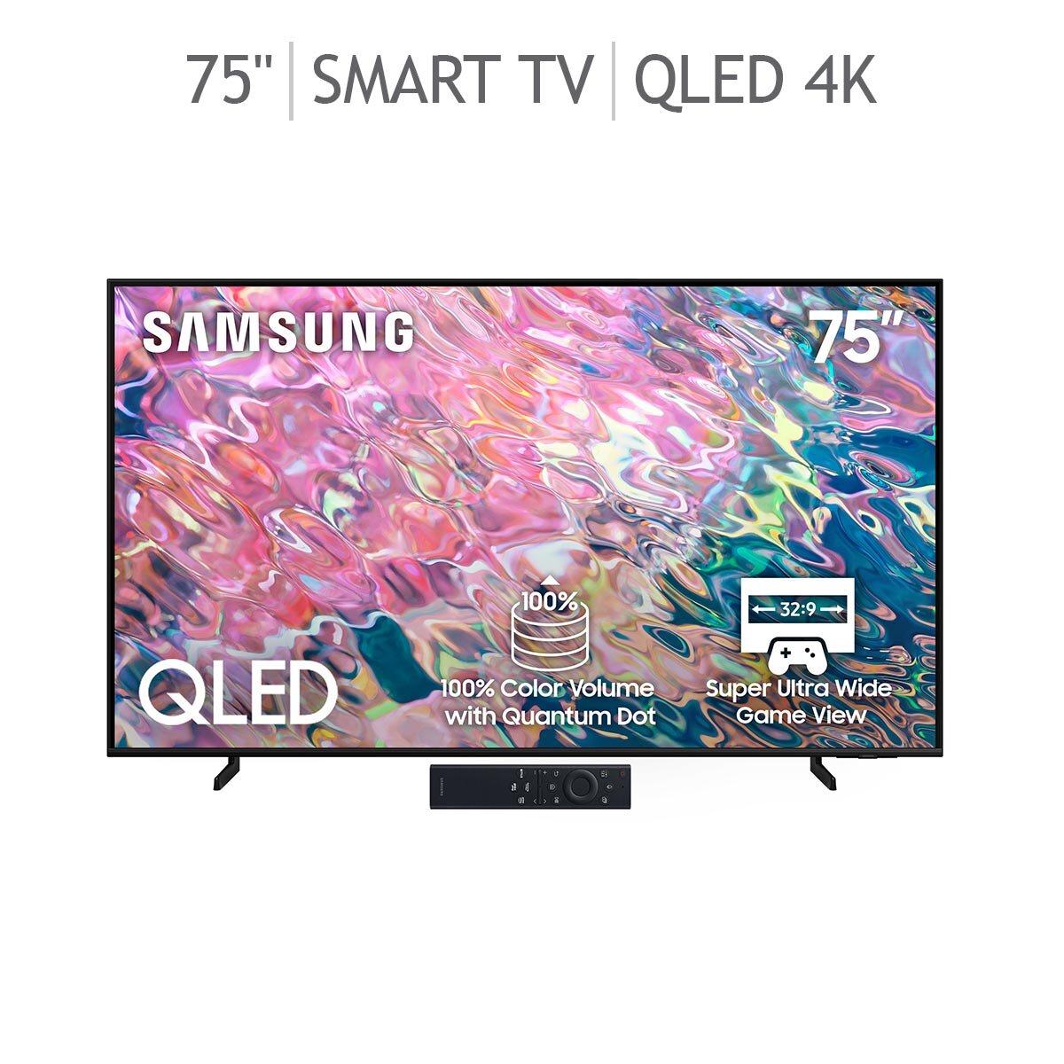 Samsung Pantalla 75" QLED 4K Smart TV Costco México