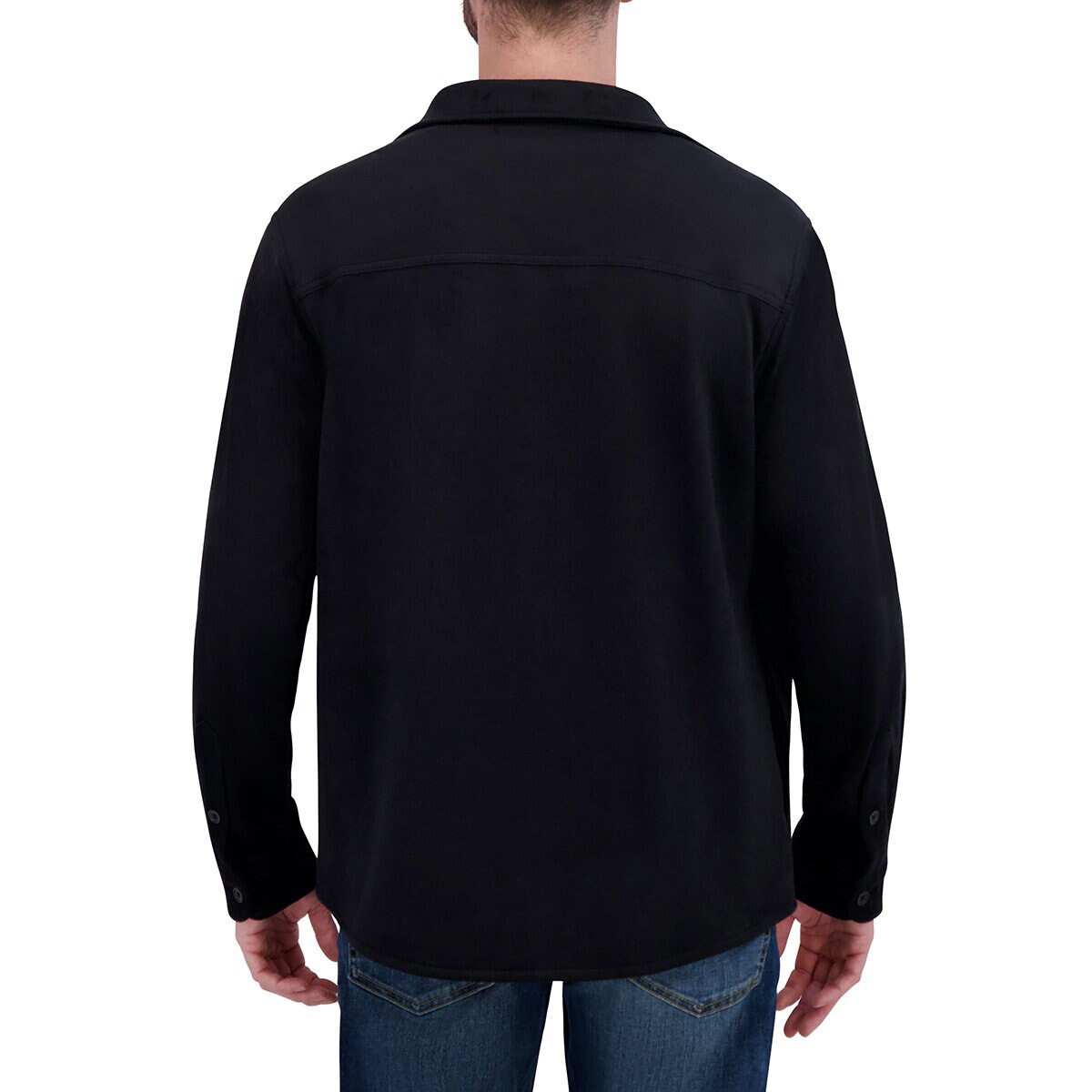Kirkland Signature Sobrecamisa para Caballero Negro Grande