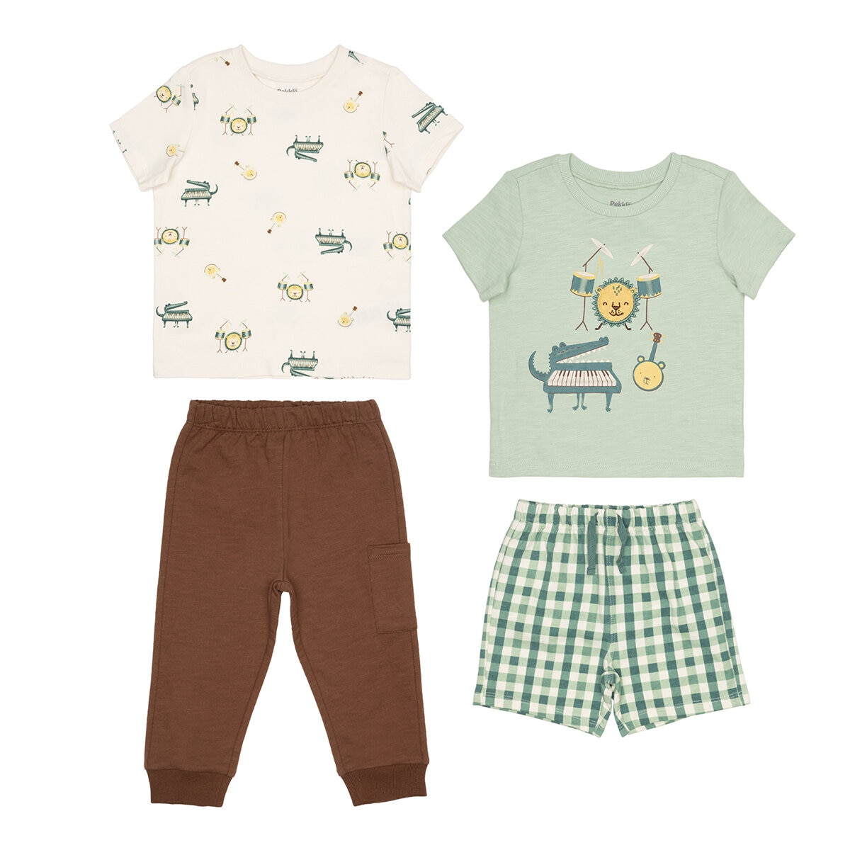 Pekkle Conjunto 4 piezas para Niños y Niñas Varias Tallas y Colores Pekkle Conjunto 4 piezas para Niños y Niñas Varias Tallas y Colores