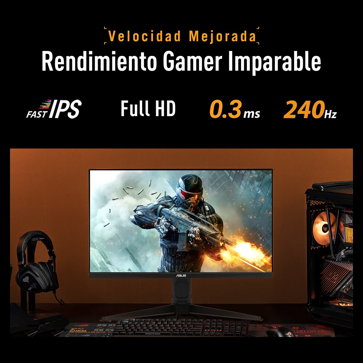 ASUS TUF Monitor Gaming 24 " FHD 240Hz ASUS TUF Monitor Gaming 24 " FHD 240Hz