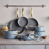 GreenPan Batería de Cocina Antiadherente 11 piezas, Varios Colores