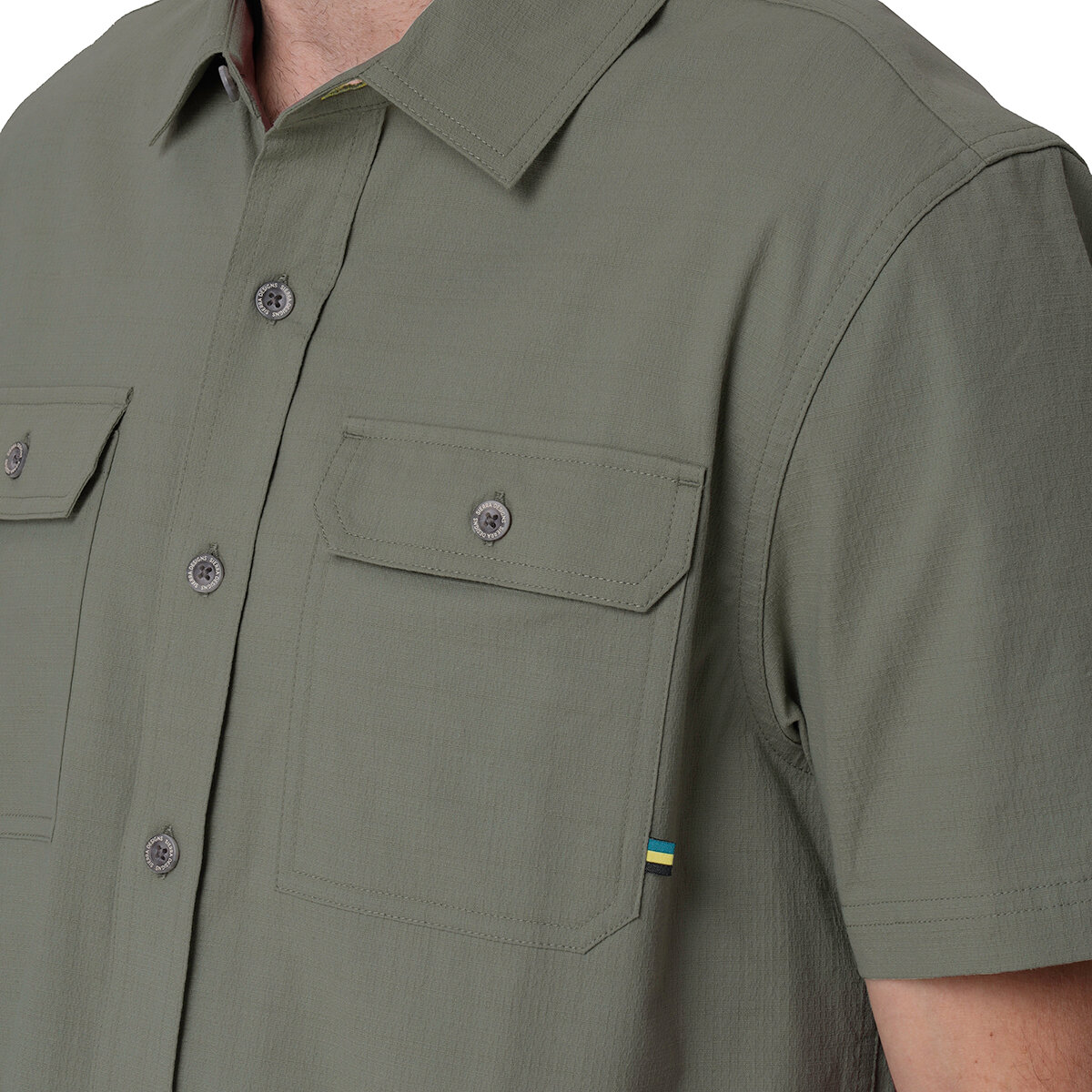 Sierra Designs Camisa para Caballero Verde Grande