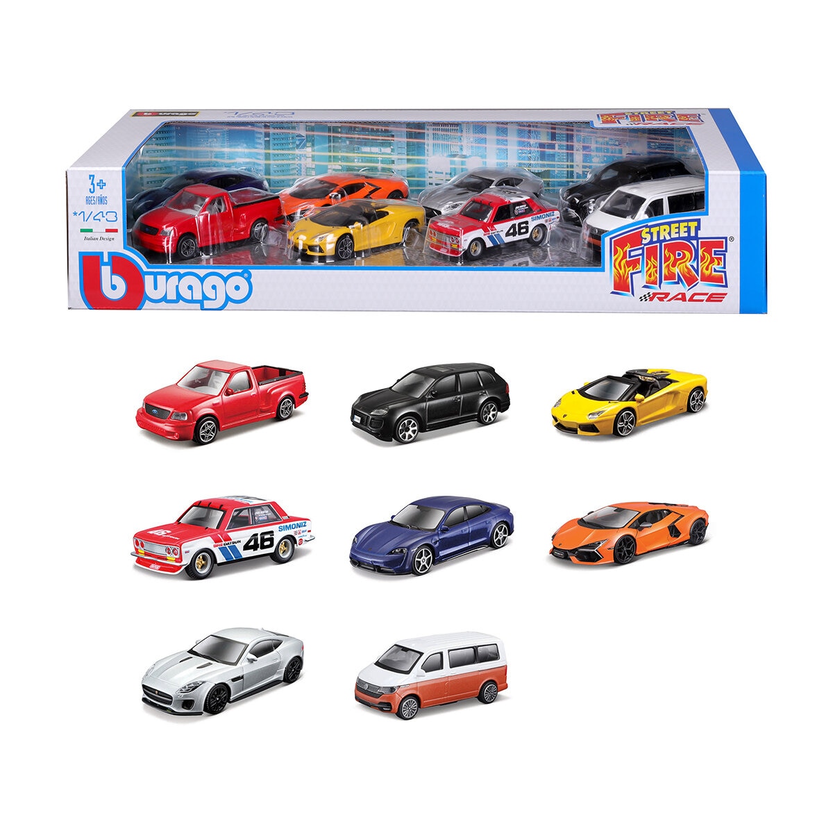 Colección de Autos de Juguete Street Fire, Edición Especial