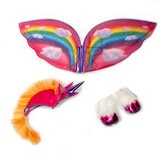 Juego de Disfraz Unicornio Arcoiris, 5/6