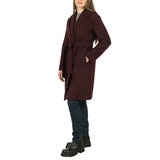 Nine West Abrigo para Dama Vino Grande
