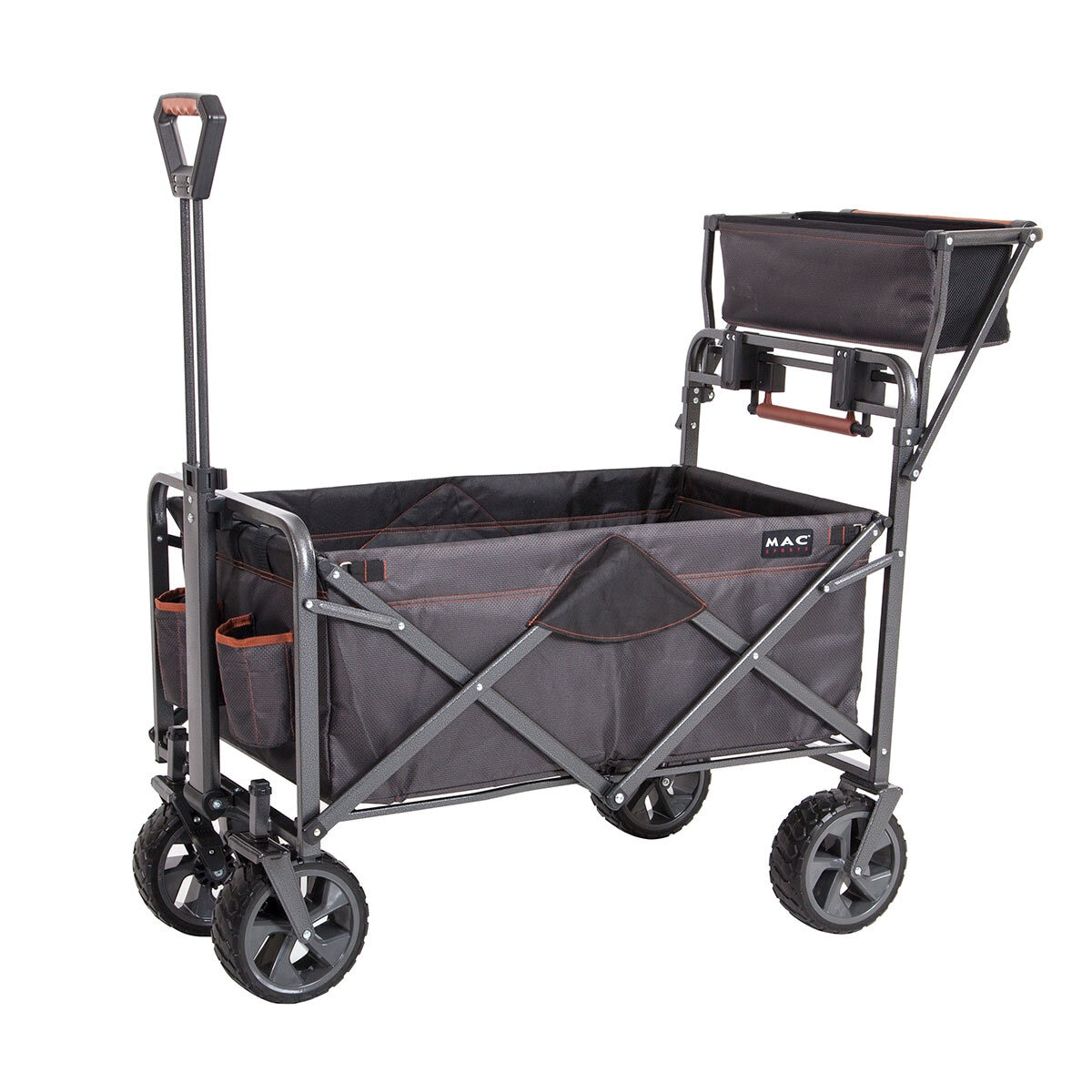 Mac Sports Carrito Plegable Deluxe XL con Red de Carga