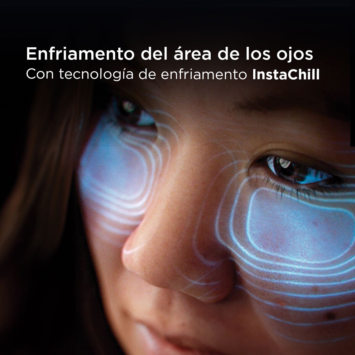 Shark CryoGlow Máscara de Luz Led, Azul