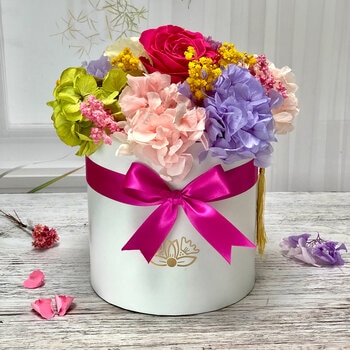 Mina'an Flor Eterna, Bouquet Primavera, Flores Preservadas