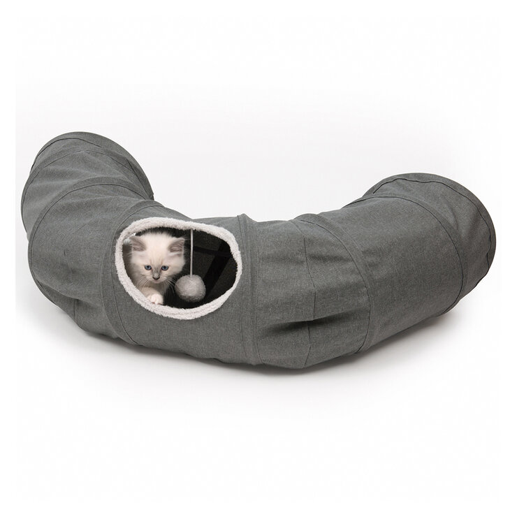 Catit Tunel/Cama para Gato 1 pza color gris