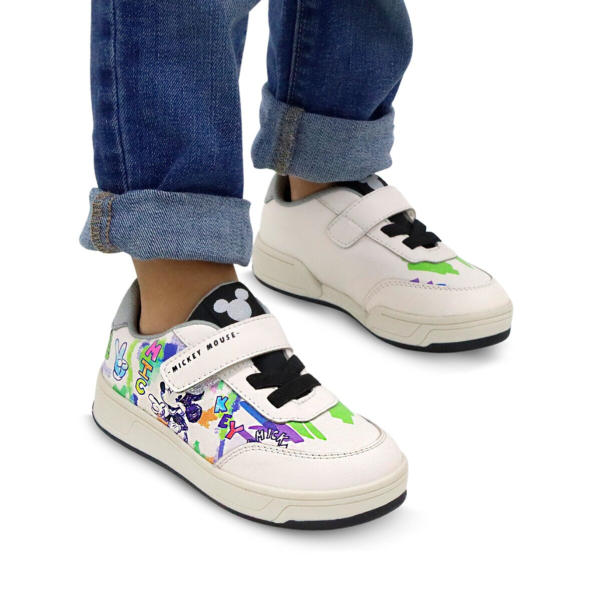 Disney Mickey, Tenis con Diseño Colorido para Niño, Varias Tallas