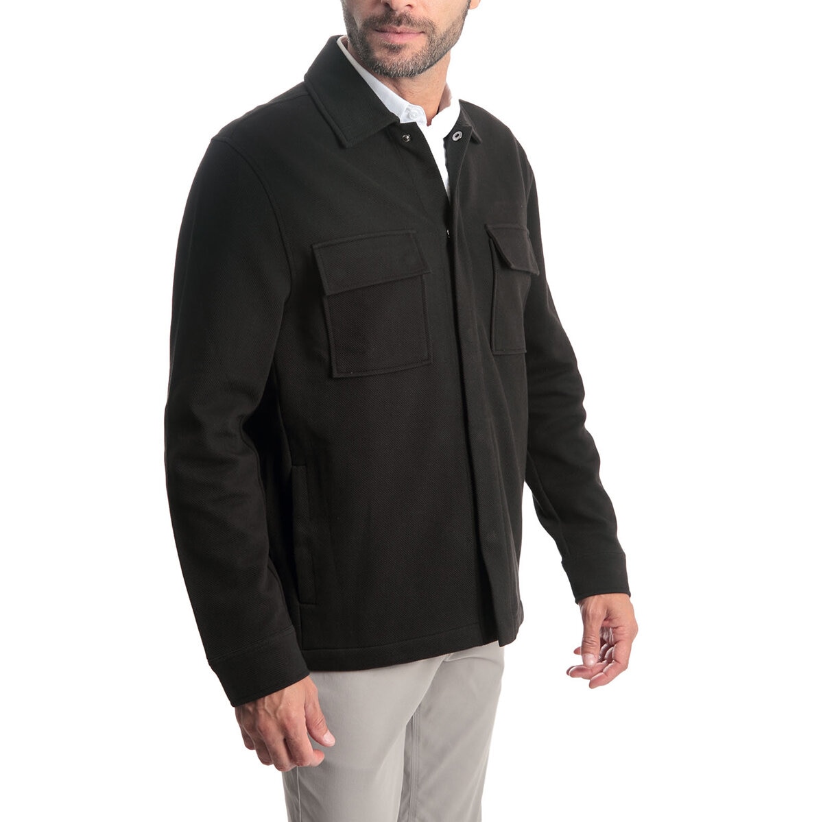 Kennet Cole Sobrecamisa para Caballero Negro Grande