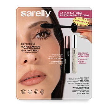 Sarelly Mascara de pestañas + Desmaquillante