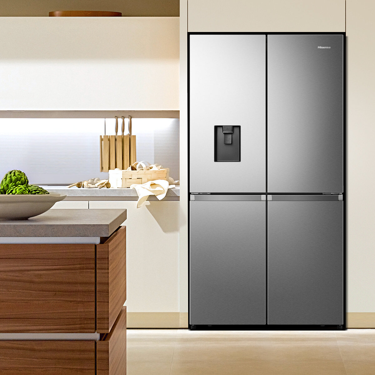 Hisense Refrigerador 21'  cuatro puertas