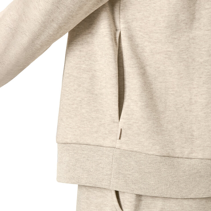 Mondetta Sudadera para Dama Beige Extra Chica