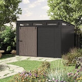 Suncast, Modernist Cobertizo de Almacenamiento de 3m x 2.1m con Puerta Corrediza