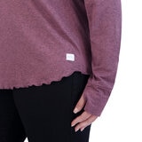 Soybu Sudadera para dama morado extra chica