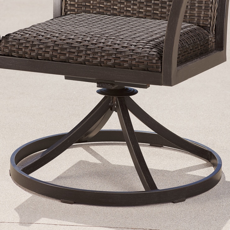 South Dakota juego de sillas mecedoras y giratorias de 2 piezas