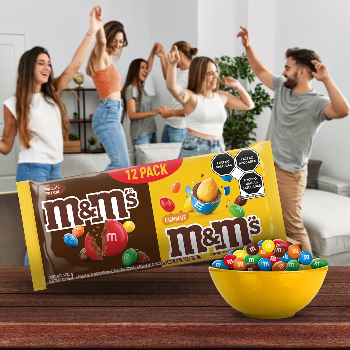 M&M's Chocolates con Leche Confitados Surtido 528.6g