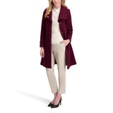 Kenneth Cole Abrigo para Dama Vino Extra Chica