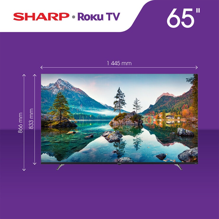 Sharp Pantalla 65" UHD 4K Smart TV Sharp Pantalla 65" UHD 4K Smart TV