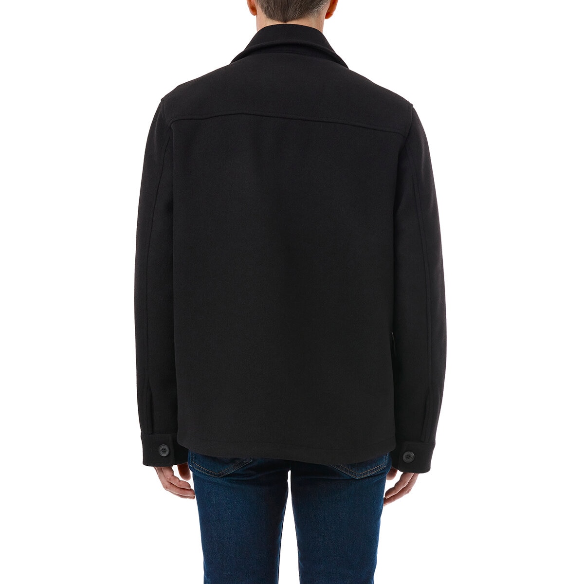 Vince Camuto Chamarra para Caballero Negro Extra Grande Vince Camuto Chamarra para Caballero Negro Extra Grande