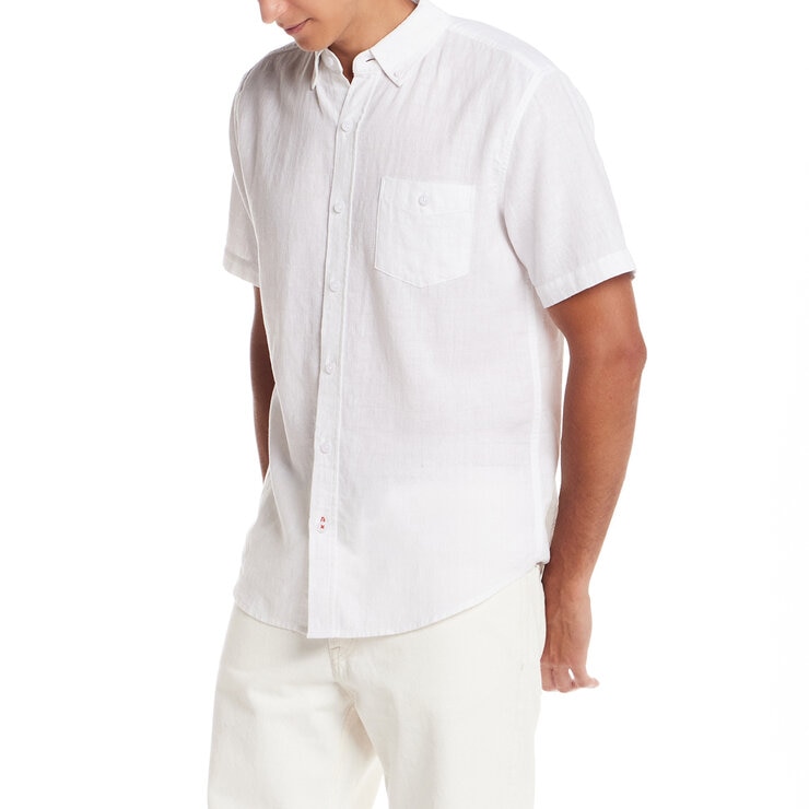 Weatherproof Vintage Camisa manga corta para Caballero Blanco Grande