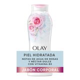 Olay Fresh Radiance, Jabón Líquido para Cuerpo, 3 pzas de 650 ml