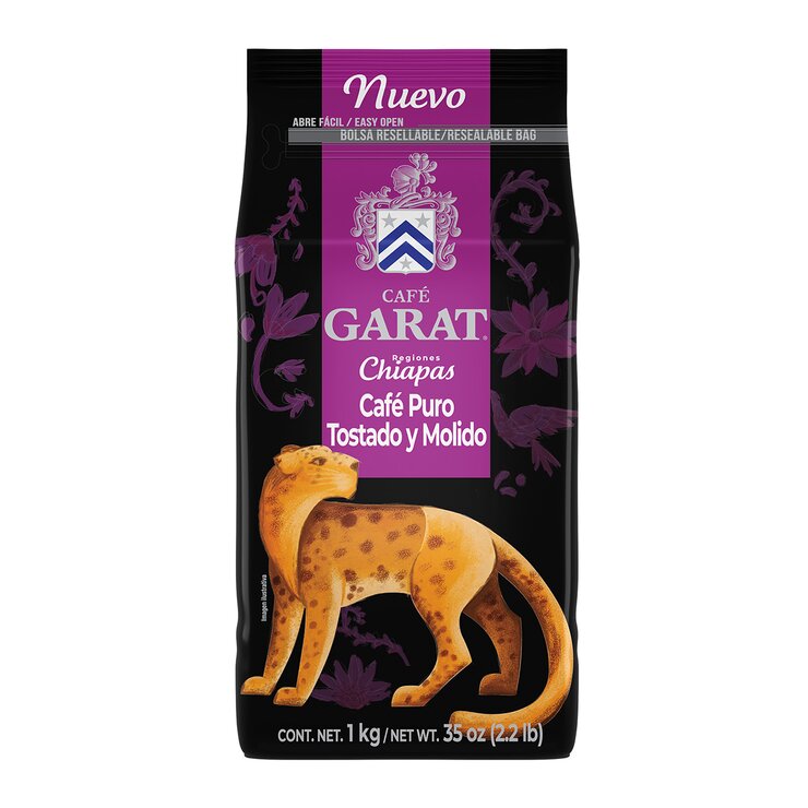 Garat Regiones Chiapas Café Puro Tostado y Molido 1 kg Garat Regiones Chiapas Café Puro Tostado y Molido 1 kg