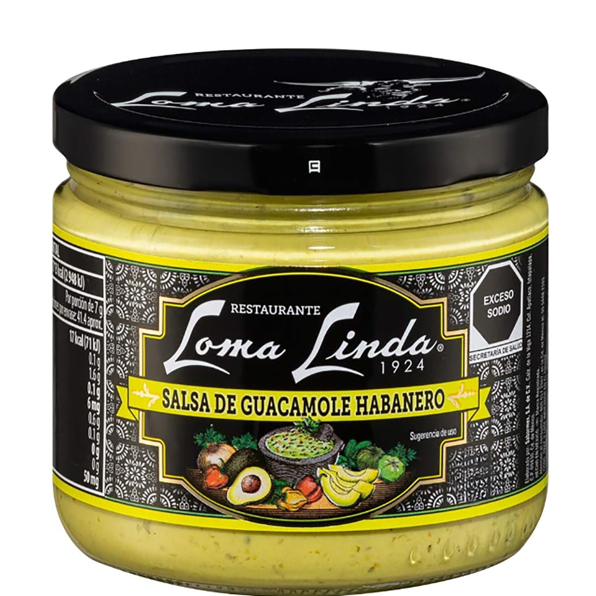 Loma Linda Salsa de Guacamole Habanero 400 g