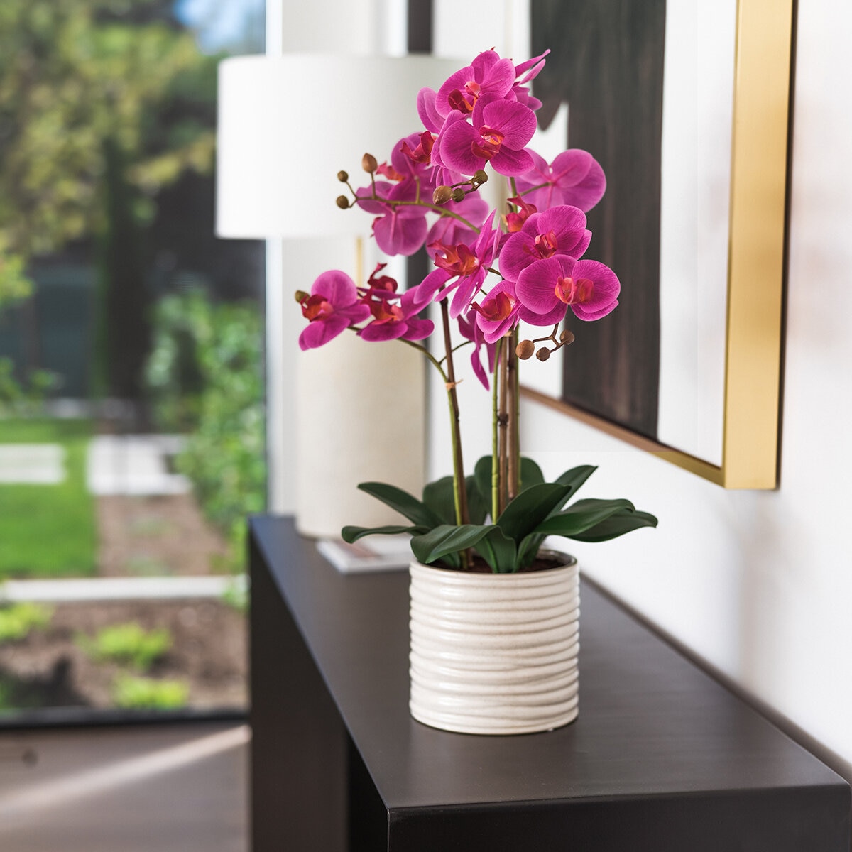 CG Hunter, Arreglo de Orquídeas de Aspecto Natural Rosa