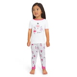 Koala Kids Pijama 4 piezas para Niños y Niñas Rosa 6 Años