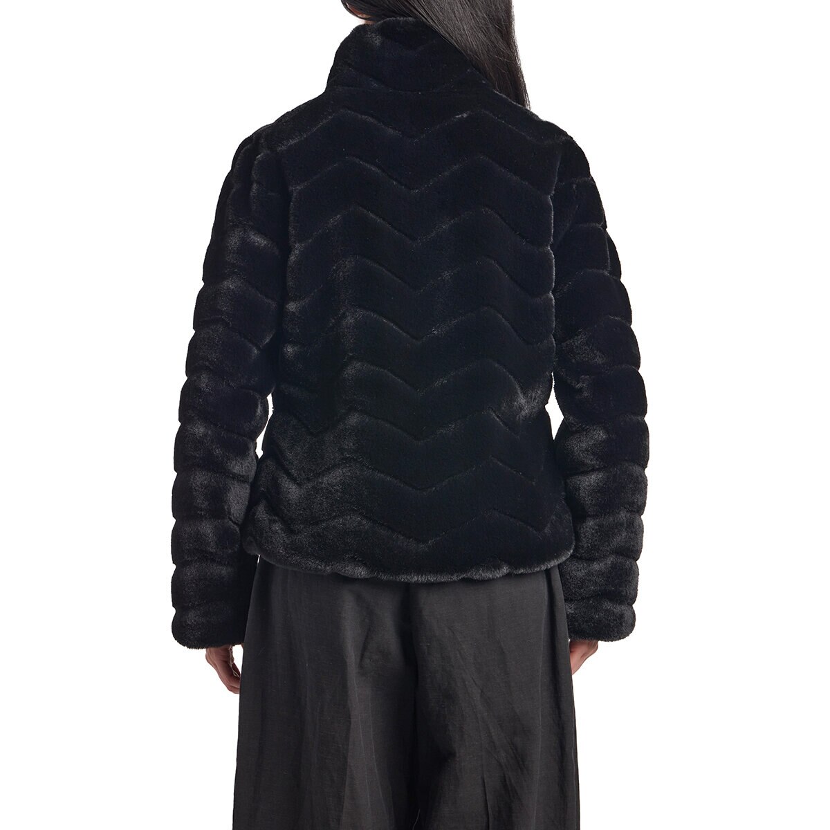 Pendleton Chamarra para Dama Negro Extra Grande Pendleton Chamarra para Dama Negro Extra Grande