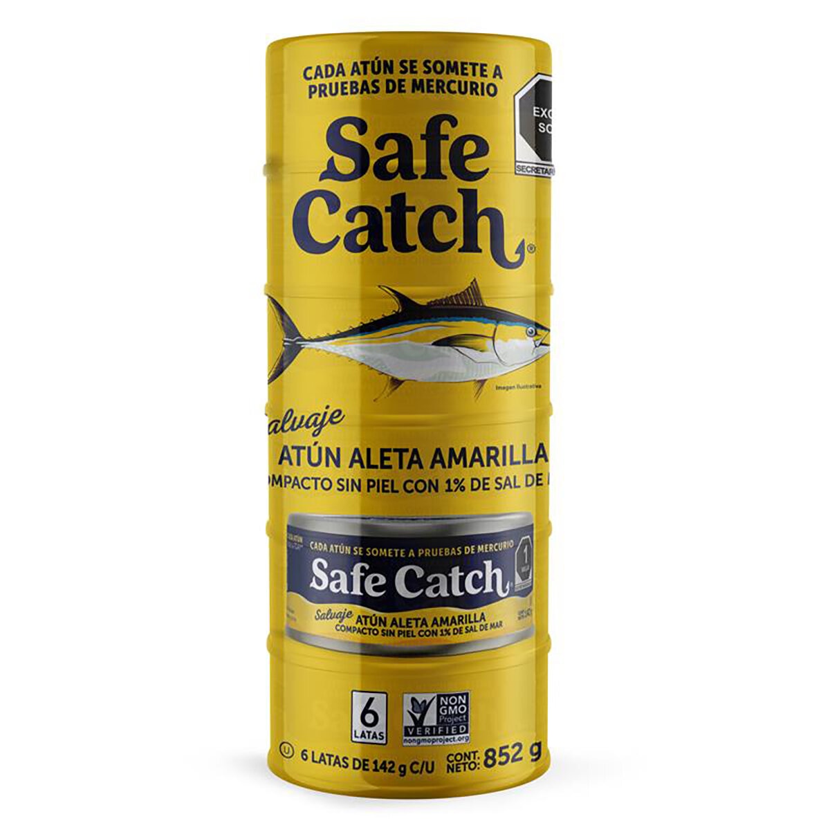 Safe Catch Atún de Aleta Amarilla 6/142 g