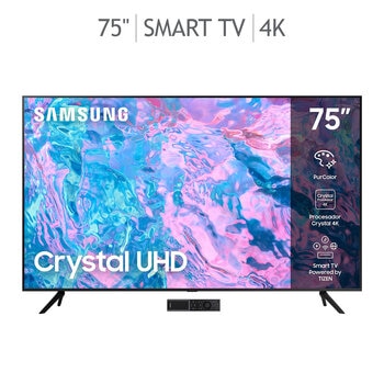 Samsung Pantalla 75" 4K UHD Smart TV