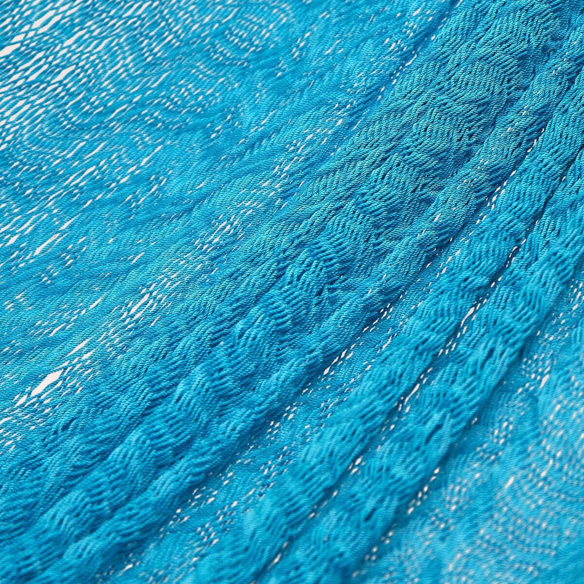 Arte Mayab  Hamaca Modelo Exteria, para Exterior  azul