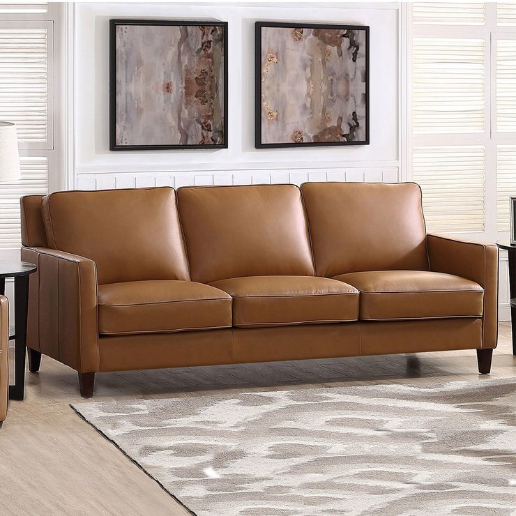 Prospera Home, West Park, sofá, piel, café Costco México