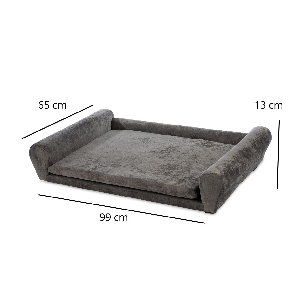 Maypet, Cama Minimalista para Perro, Tamaño Mediano , Color Gris